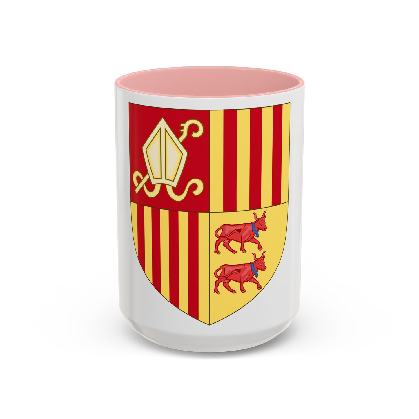 Coat of arms of Andorra (Before 16th Century) - Accent Coffee Mug
