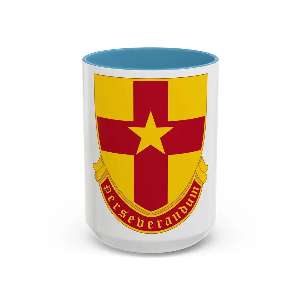 307 Cavalry Regiment (U.S. Army) Accent Coffee Mug 15oz Light Blue - Go Mug Yourself