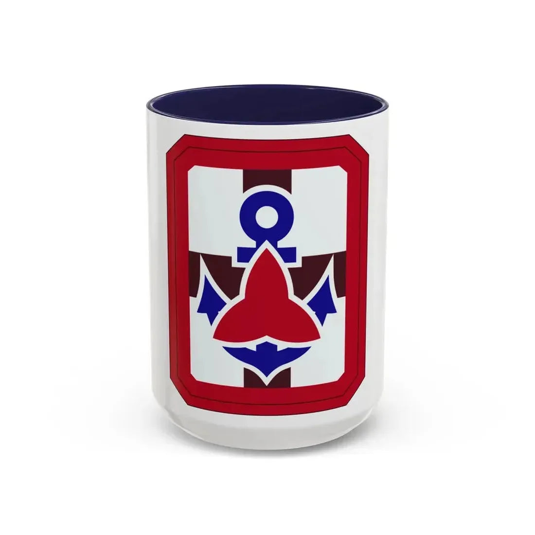 307 Medical Brigade (U.S. Army) Accent Coffee Mug 15oz Navy - Go Mug Yourself