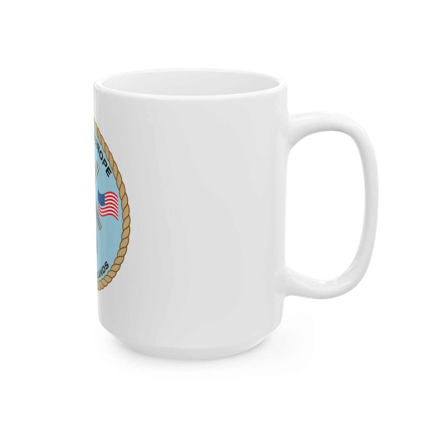 USCG Activities Europe the Netherlands (U.S. Coast Guard) White Coffee Mug