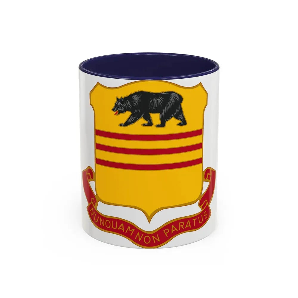 308 Cavalry Regiment (U.S. Army) Accent Coffee Mug 11oz Navy - Go Mug Yourself