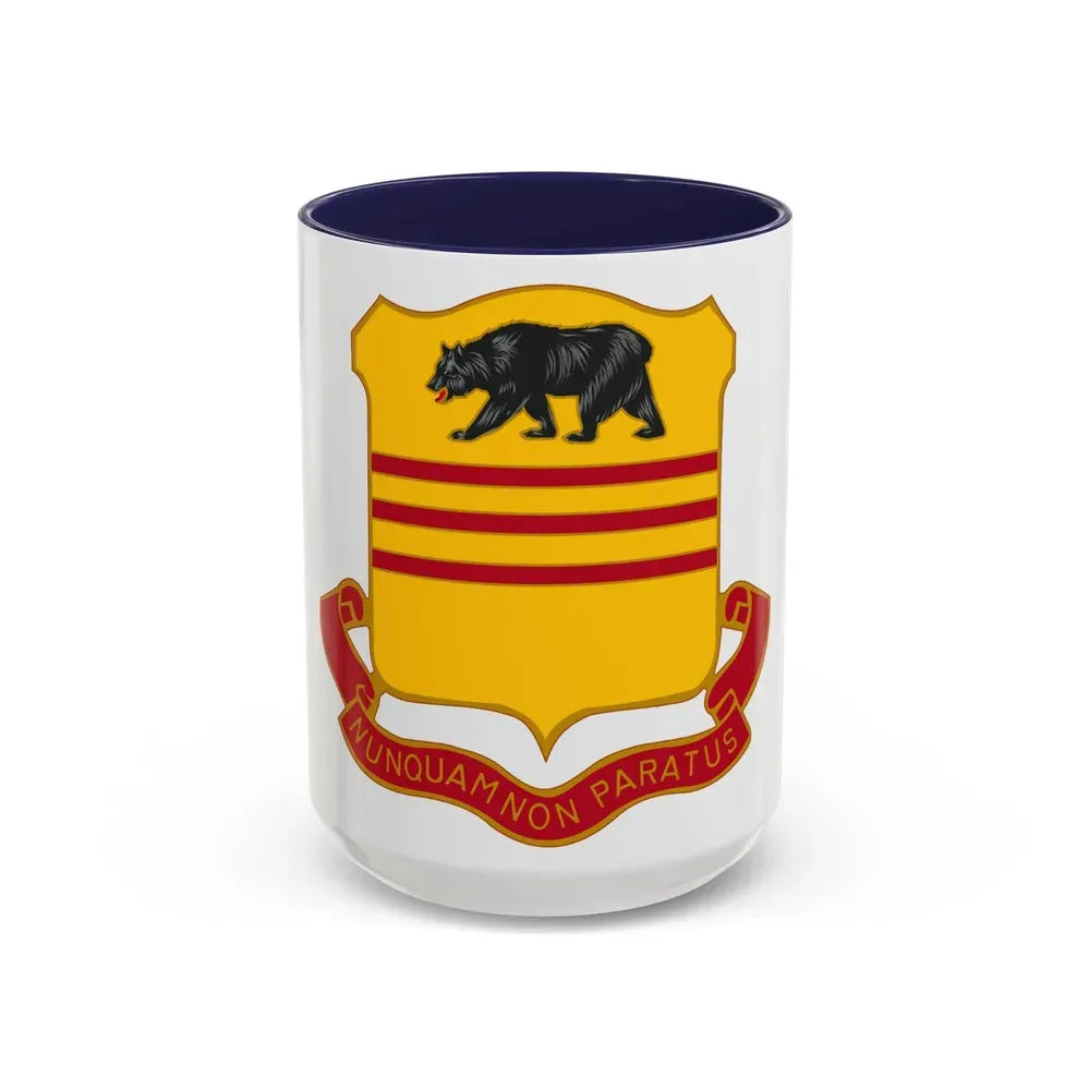 308 Cavalry Regiment (U.S. Army) Accent Coffee Mug 15oz Navy - Go Mug Yourself
