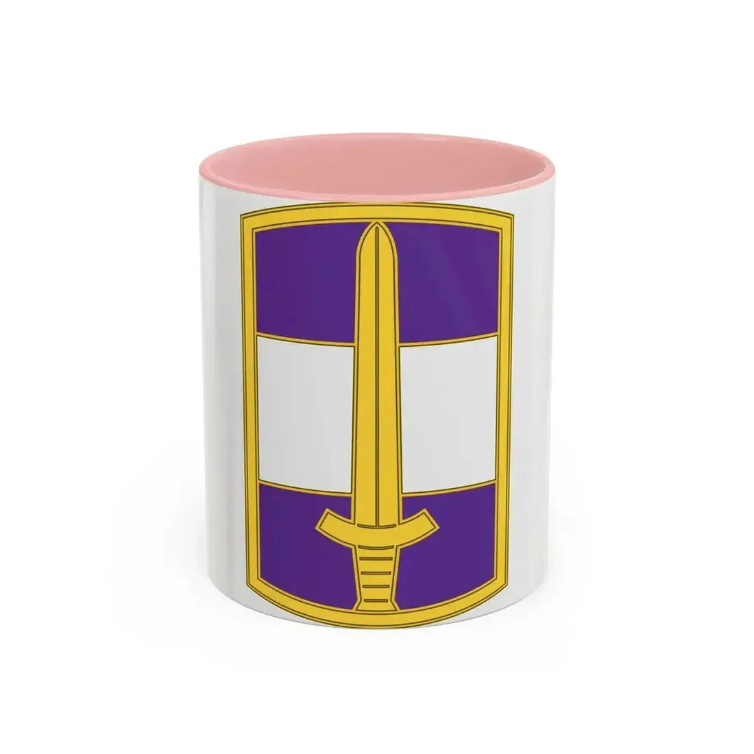 308 Civil Affairs Brigade 3 (U.S. Army) Accent Coffee Mug 11oz Pink - Go Mug Yourself