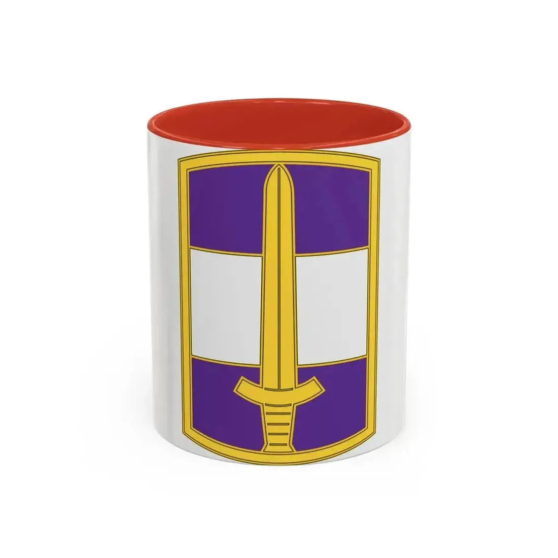 308 Civil Affairs Brigade 3 (U.S. Army) Accent Coffee Mug 11oz Red - Go Mug Yourself