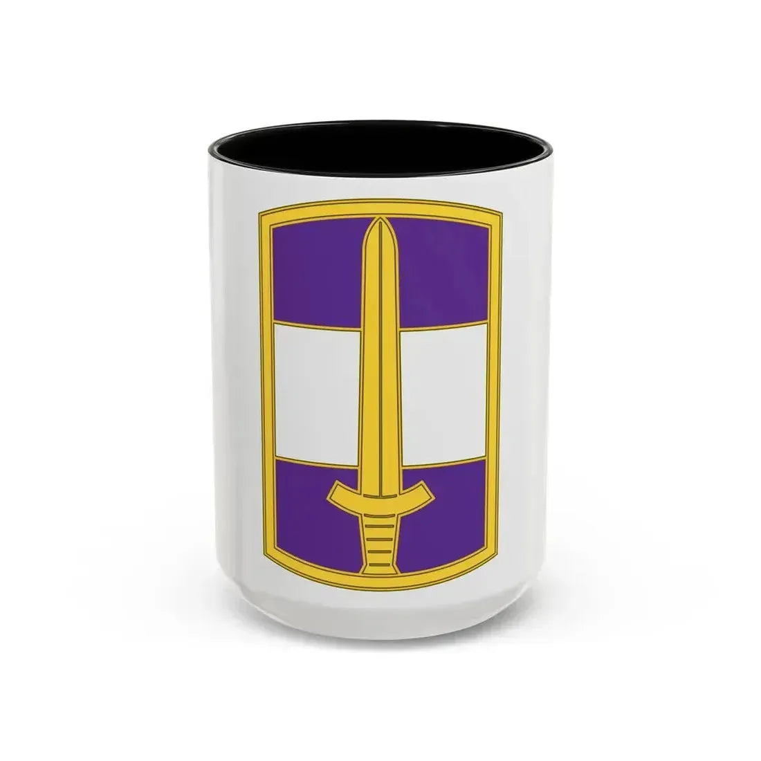 308 Civil Affairs Brigade 3 (U.S. Army) Accent Coffee Mug 15oz Black - Go Mug Yourself