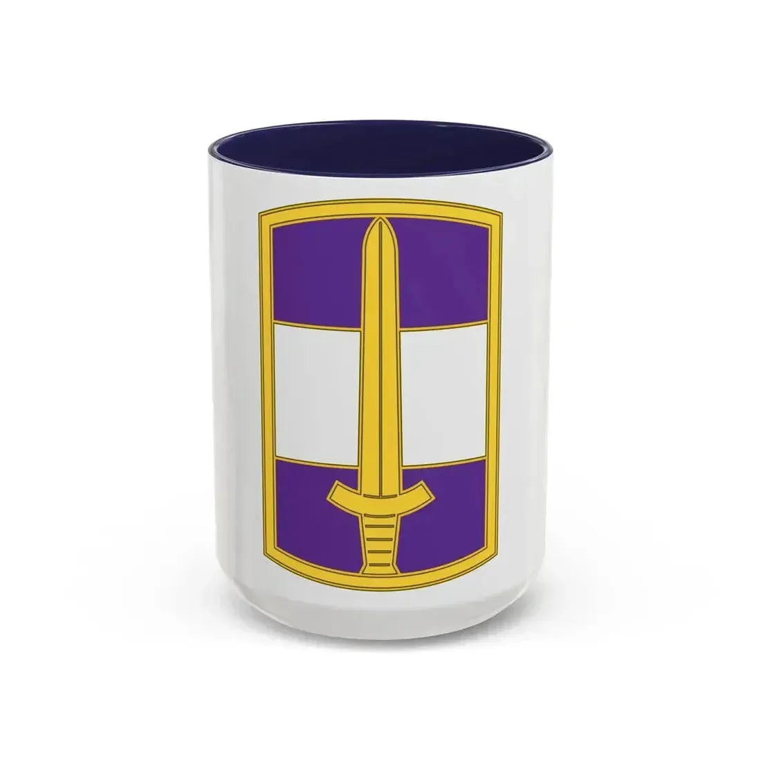 308 Civil Affairs Brigade 3 (U.S. Army) Accent Coffee Mug 15oz Navy - Go Mug Yourself