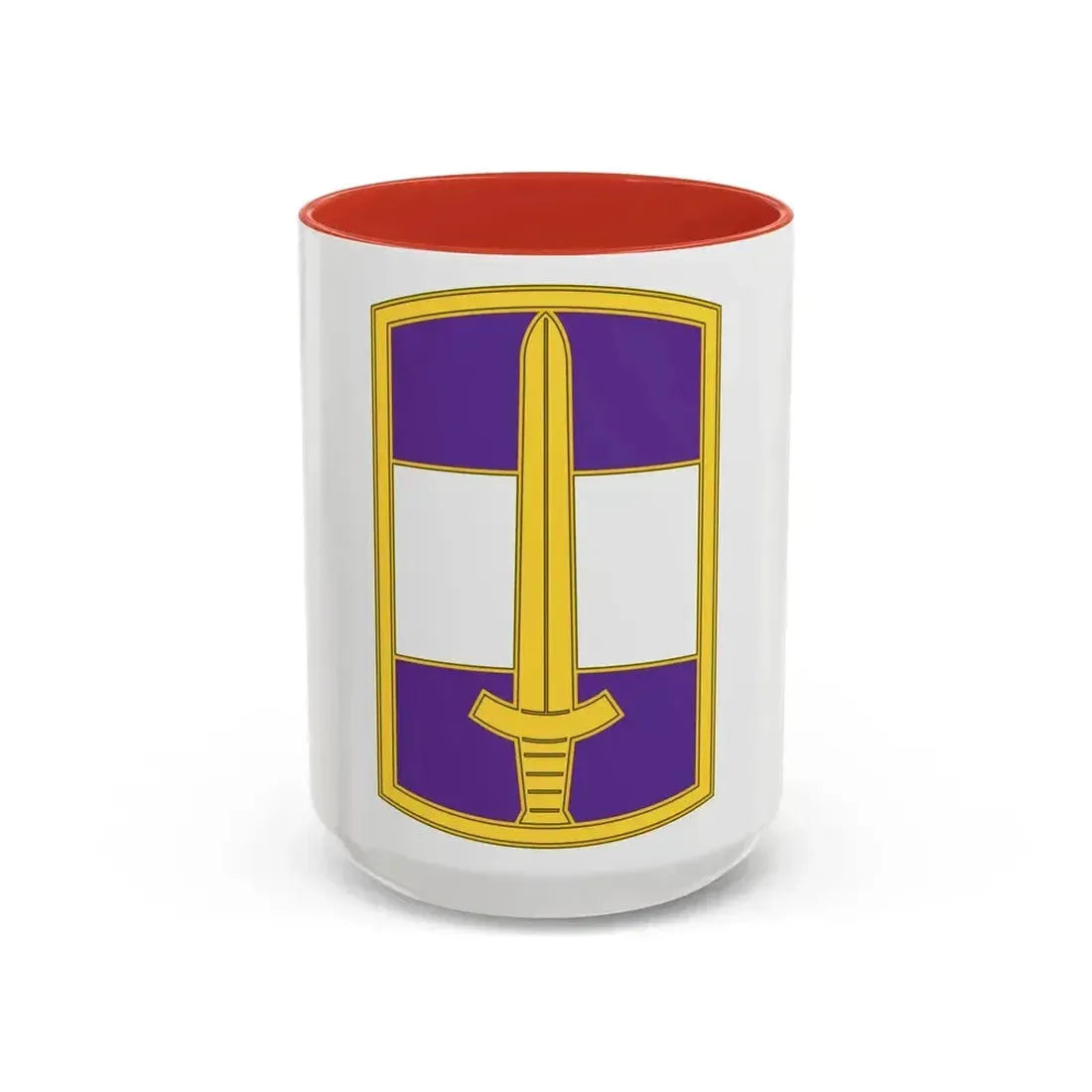 308 Civil Affairs Brigade 3 (U.S. Army) Accent Coffee Mug 15oz Red - Go Mug Yourself