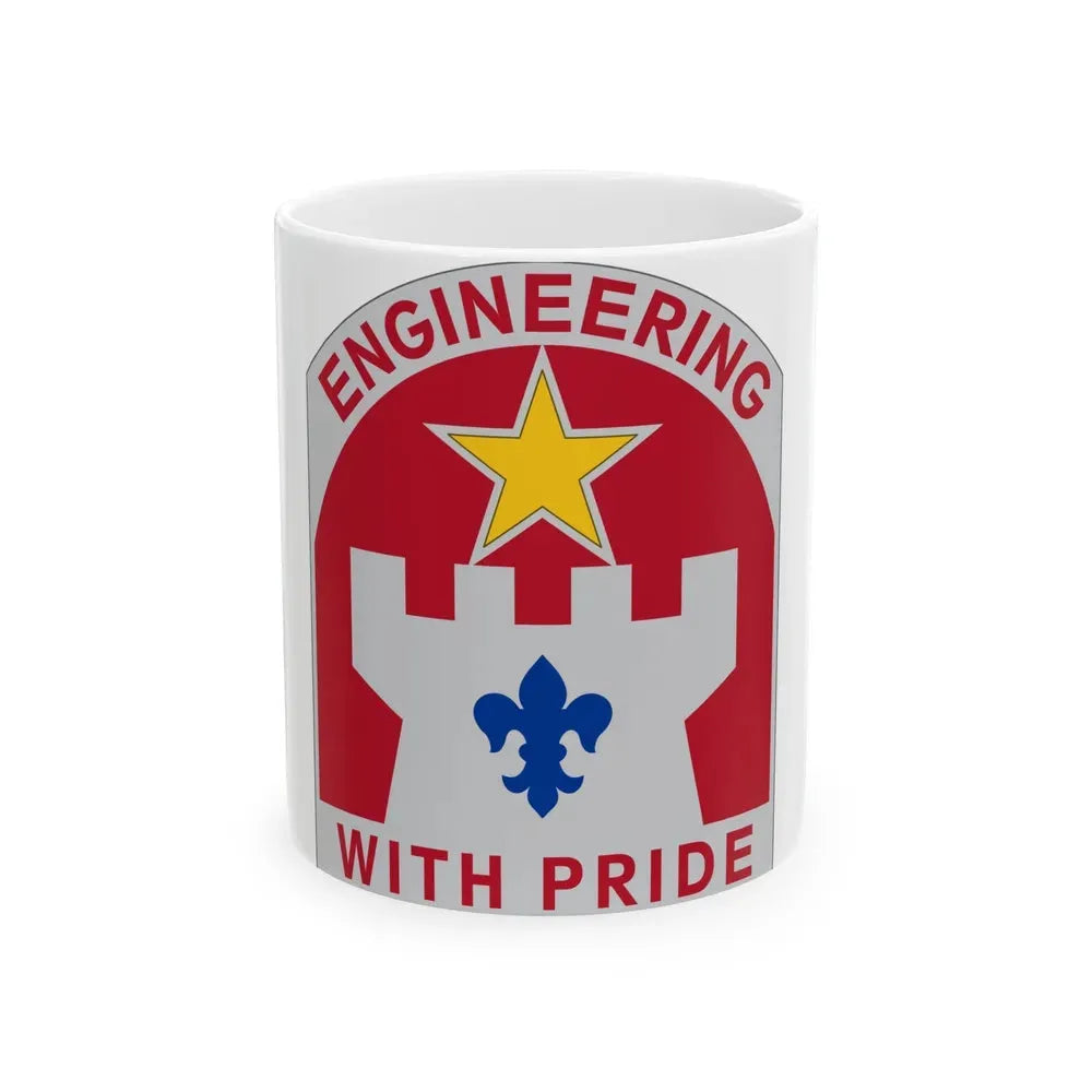 308 Engineer Group (U.S. Army) White Coffee Mug 11oz - Go Mug Yourself