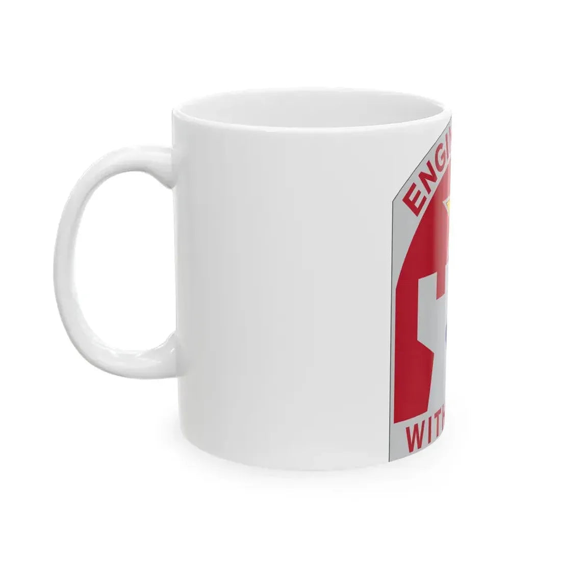 308 Engineer Group (U.S. Army) White Coffee Mug - Go Mug Yourself