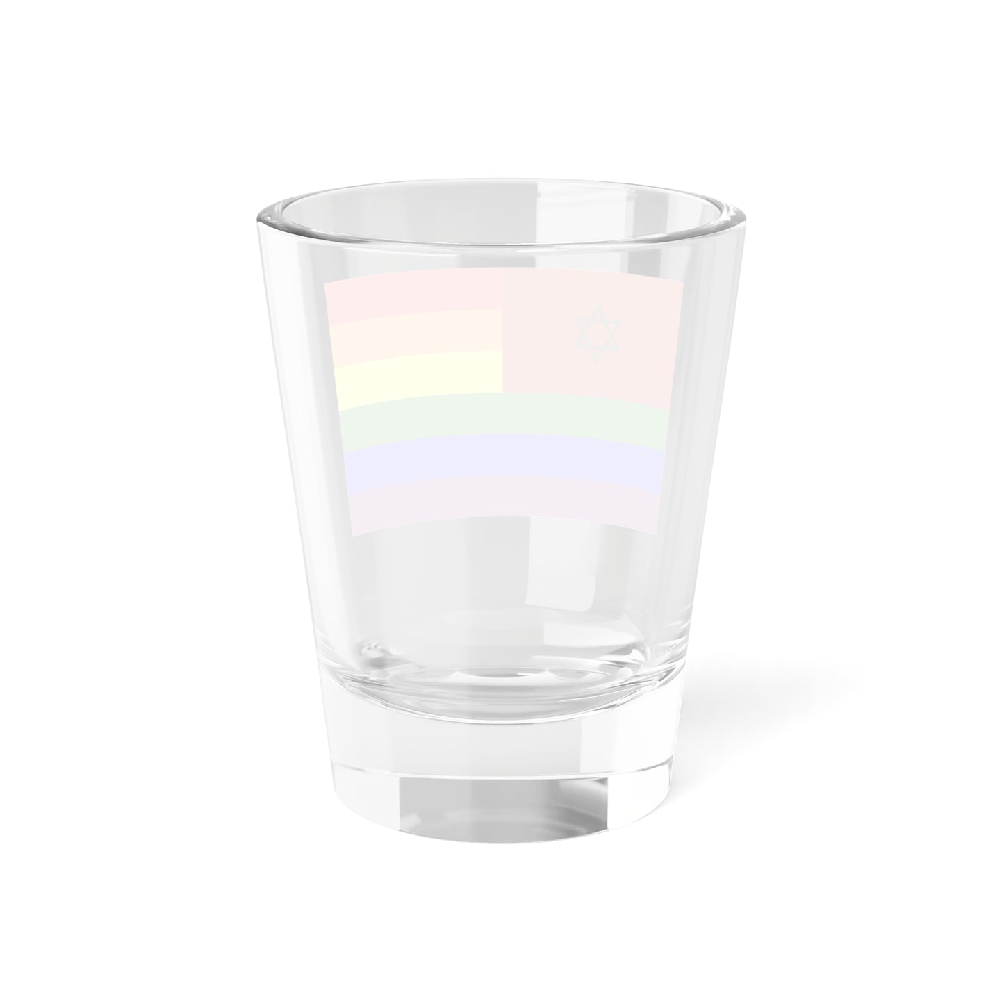 Morocco Rainbow Flag hexagram (Morocco) Shot Glass 1.5oz