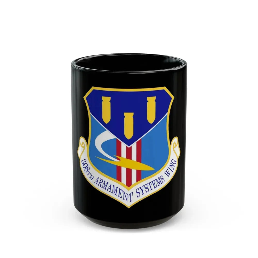 308th Armament Systems Wing (U.S. Air Force) Black Coffee Mug 15oz - Go Mug Yourself