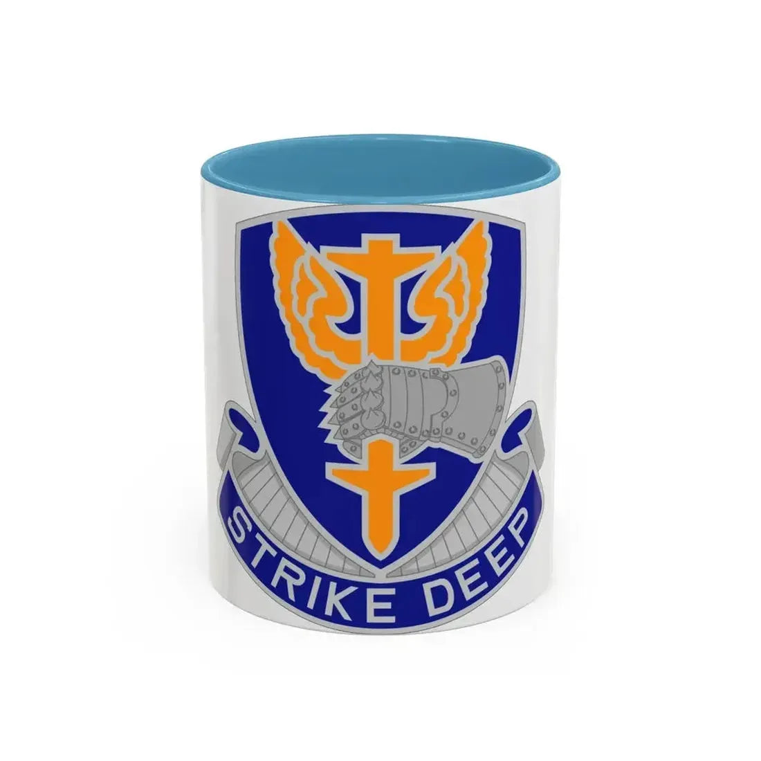 309 Aviation Battalion 2 (U.S. Army) Accent Coffee Mug 11oz Light Blue - Go Mug Yourself