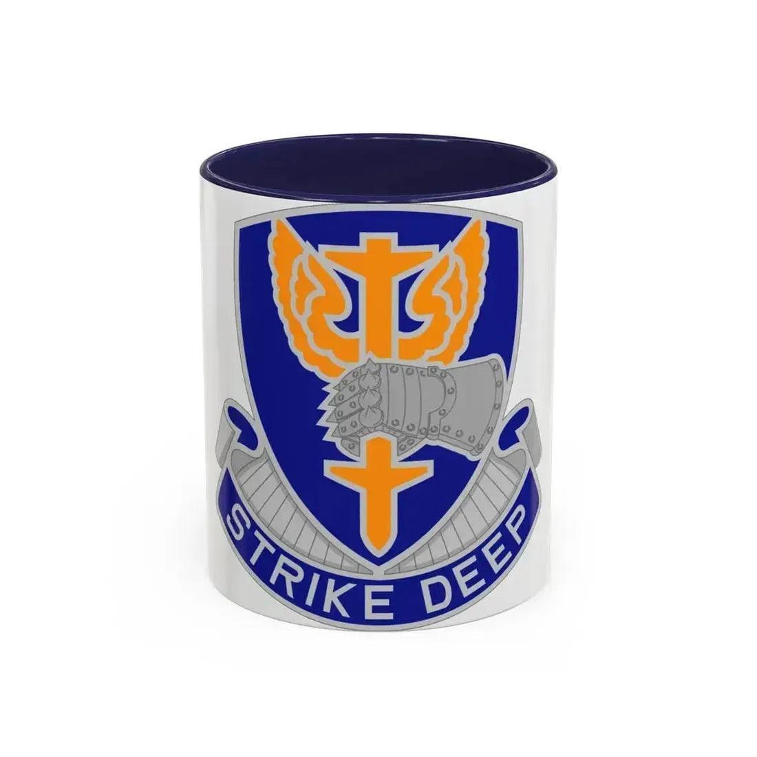 309 Aviation Battalion 2 (U.S. Army) Accent Coffee Mug 11oz Navy - Go Mug Yourself