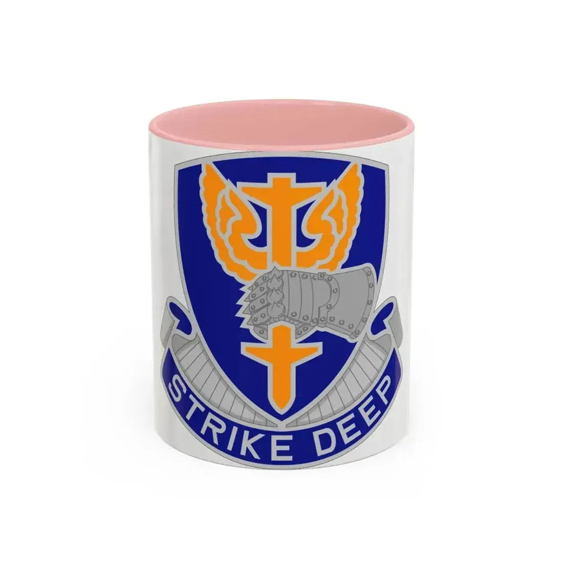 309 Aviation Battalion 2 (U.S. Army) Accent Coffee Mug 11oz Pink - Go Mug Yourself