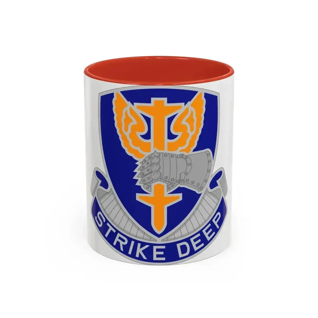 309 Aviation Battalion 2 (U.S. Army) Accent Coffee Mug 11oz Red - Go Mug Yourself