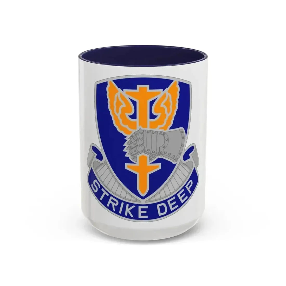 309 Aviation Battalion 2 (U.S. Army) Accent Coffee Mug 15oz Navy - Go Mug Yourself