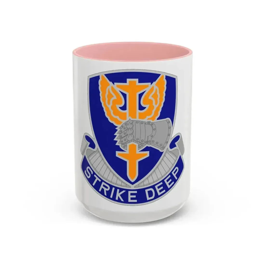 309 Aviation Battalion 2 (U.S. Army) Accent Coffee Mug 15oz Pink - Go Mug Yourself
