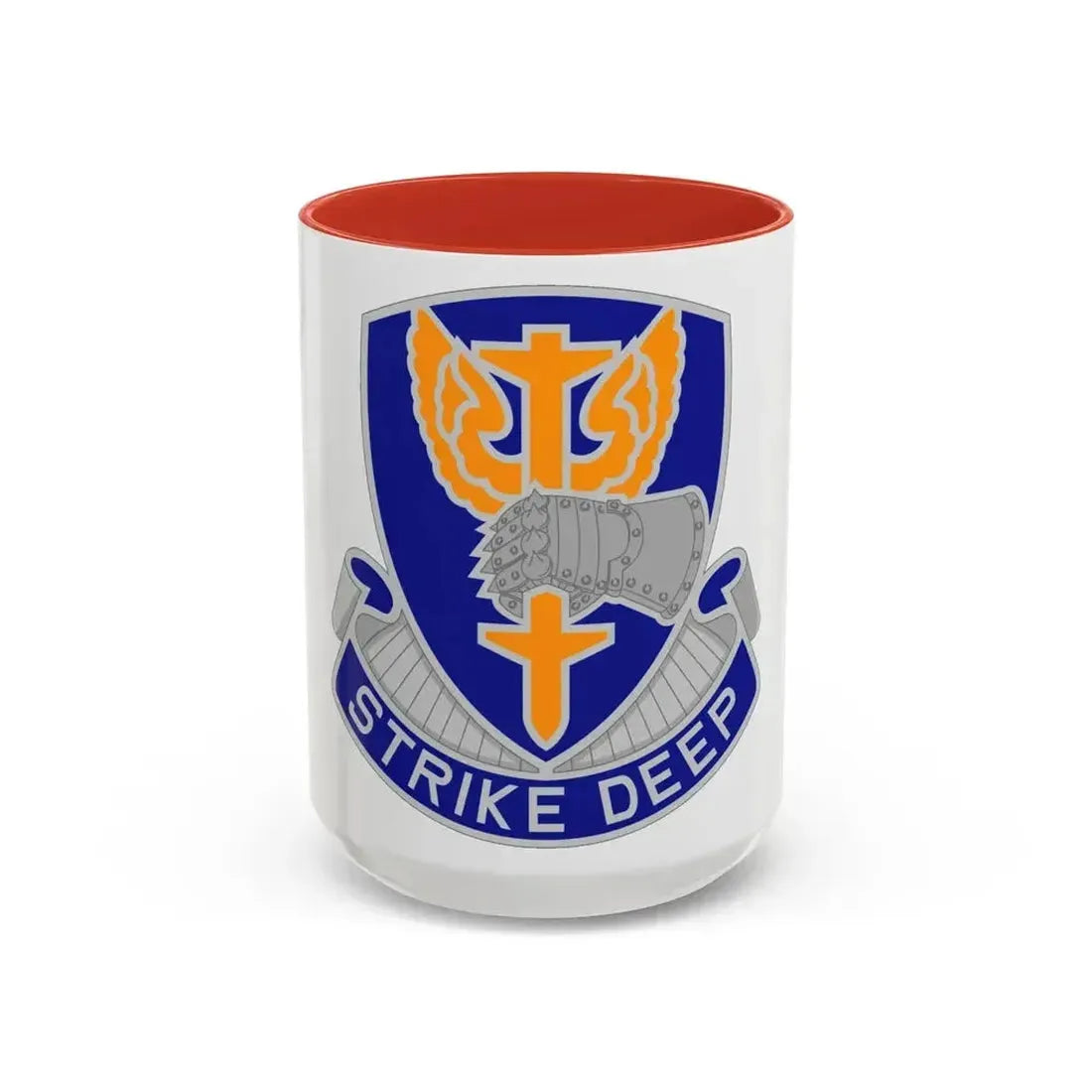 309 Aviation Battalion 2 (U.S. Army) Accent Coffee Mug 15oz Red - Go Mug Yourself