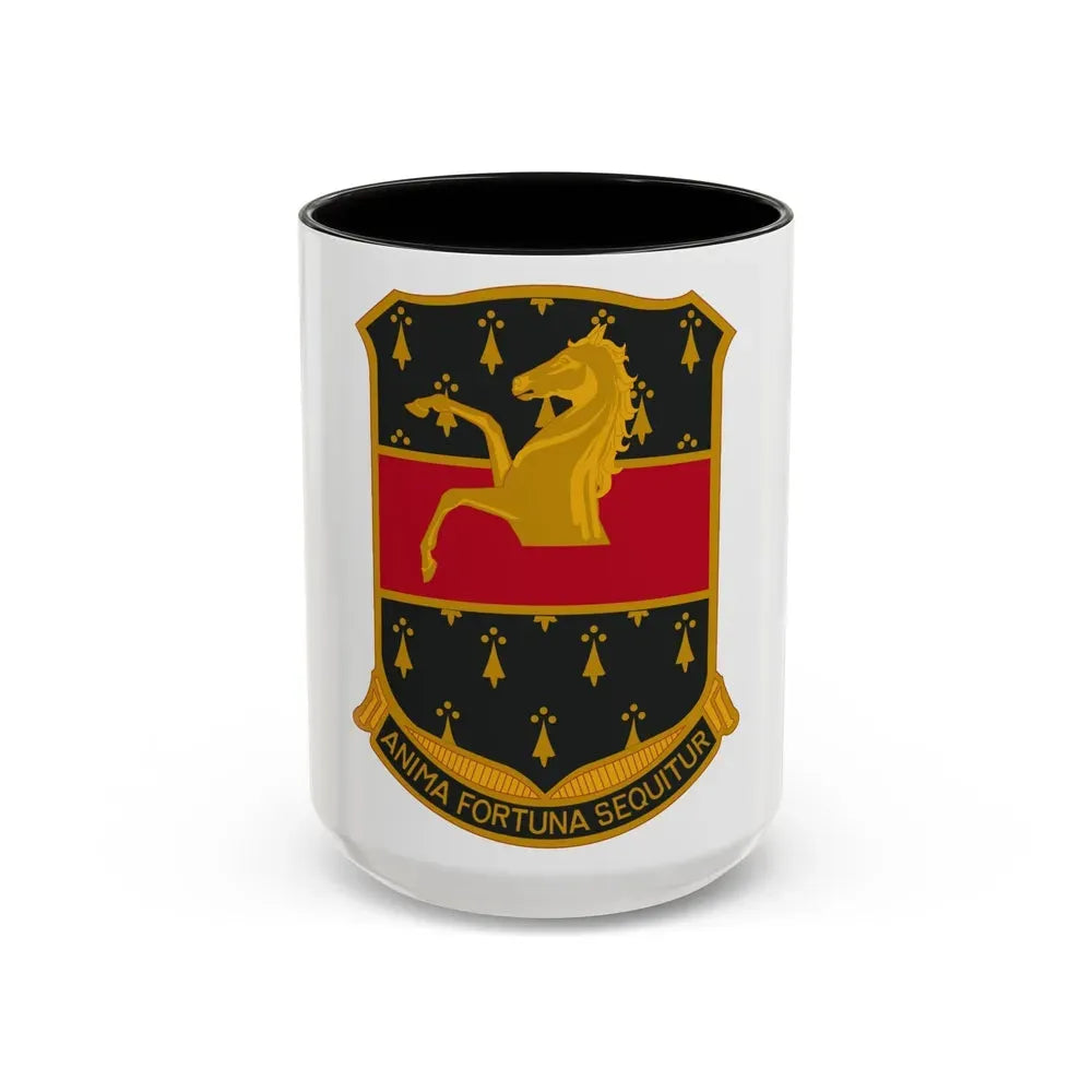 309 Cavalry Regiment (U.S. Army) Accent Coffee Mug 15oz Black - Go Mug Yourself