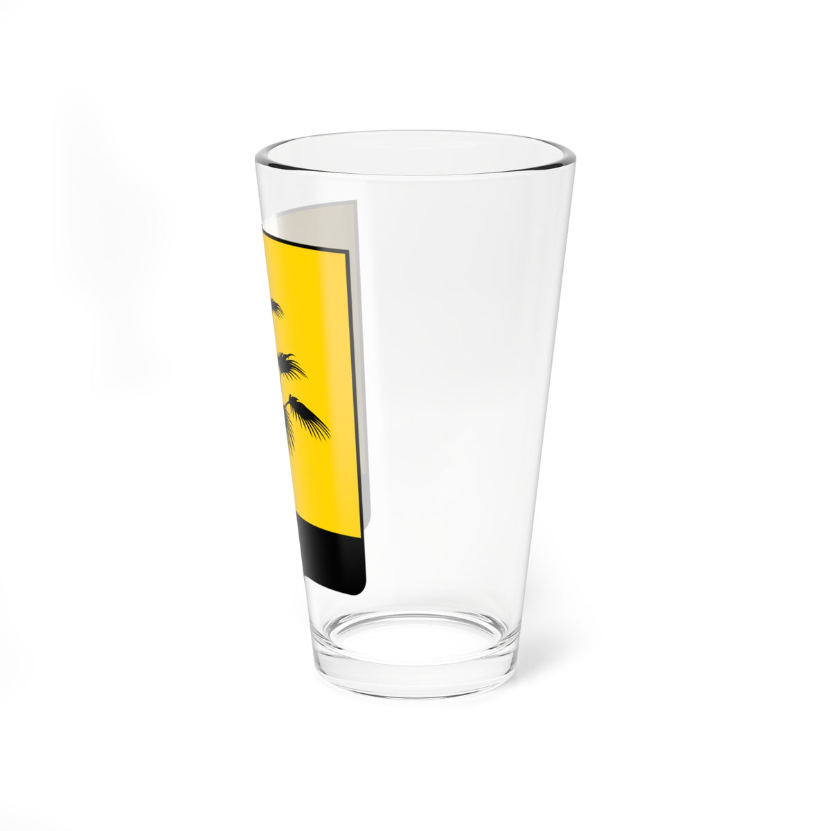 Lesser CoA of the Donets Basin Modern French Shield (Ukraine) (Coat of Arms) Pint Glass 16oz
