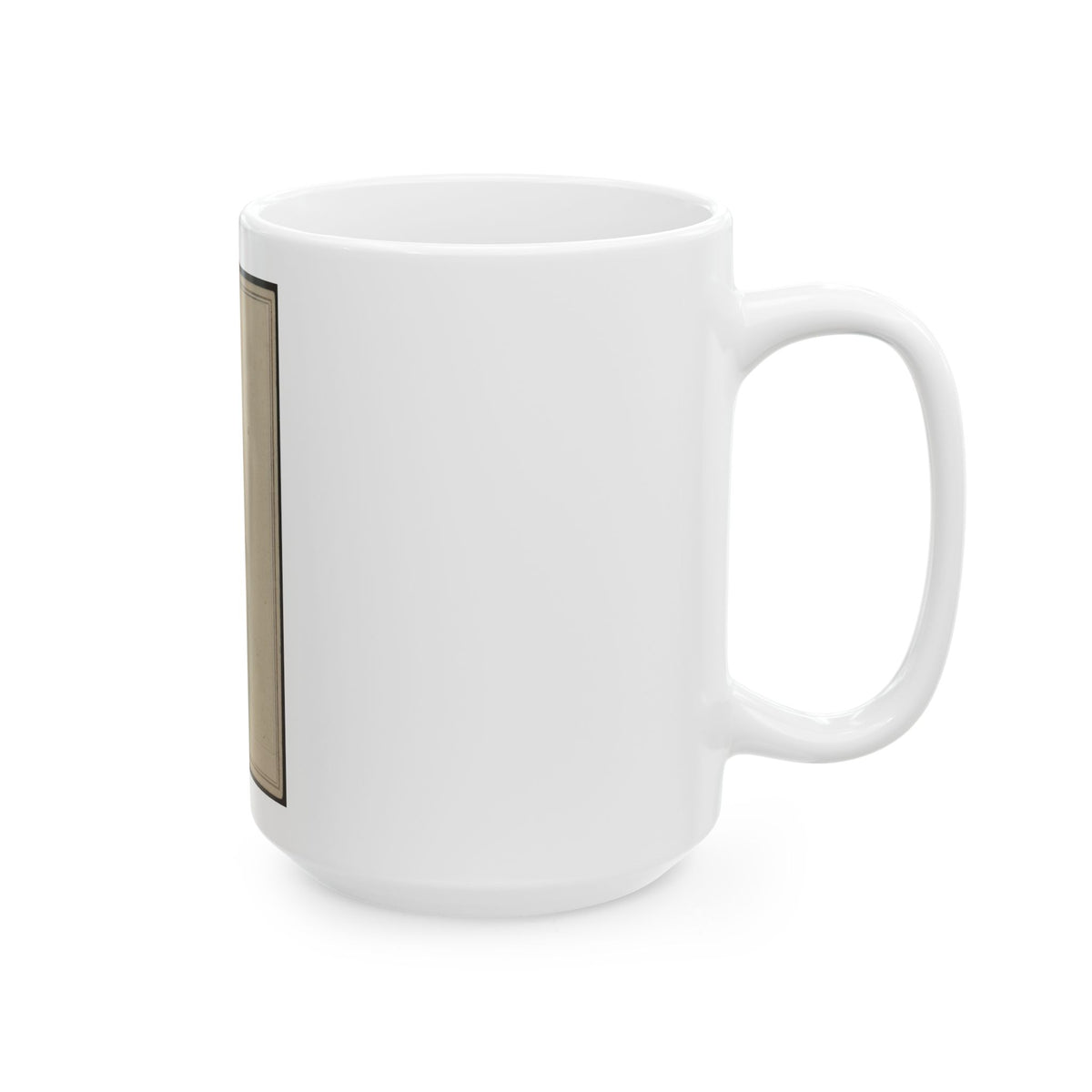 Anson Rider, Junior, Bust Portrait, Facing Slightly Left (U.S. Civil War) White Coffee Mug