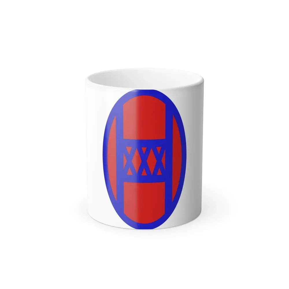 30th Infantry Division SSI (U.S. Army) Color Changing Coffee Mug 11oz - Go Mug Yourself