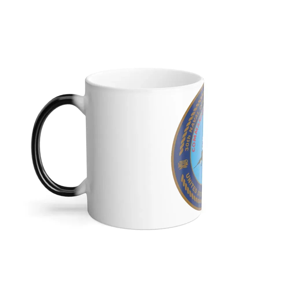30TH NCR USPACFLT Seabee (U.S. Navy) Color Changing Mug 11oz - Go Mug Yourself