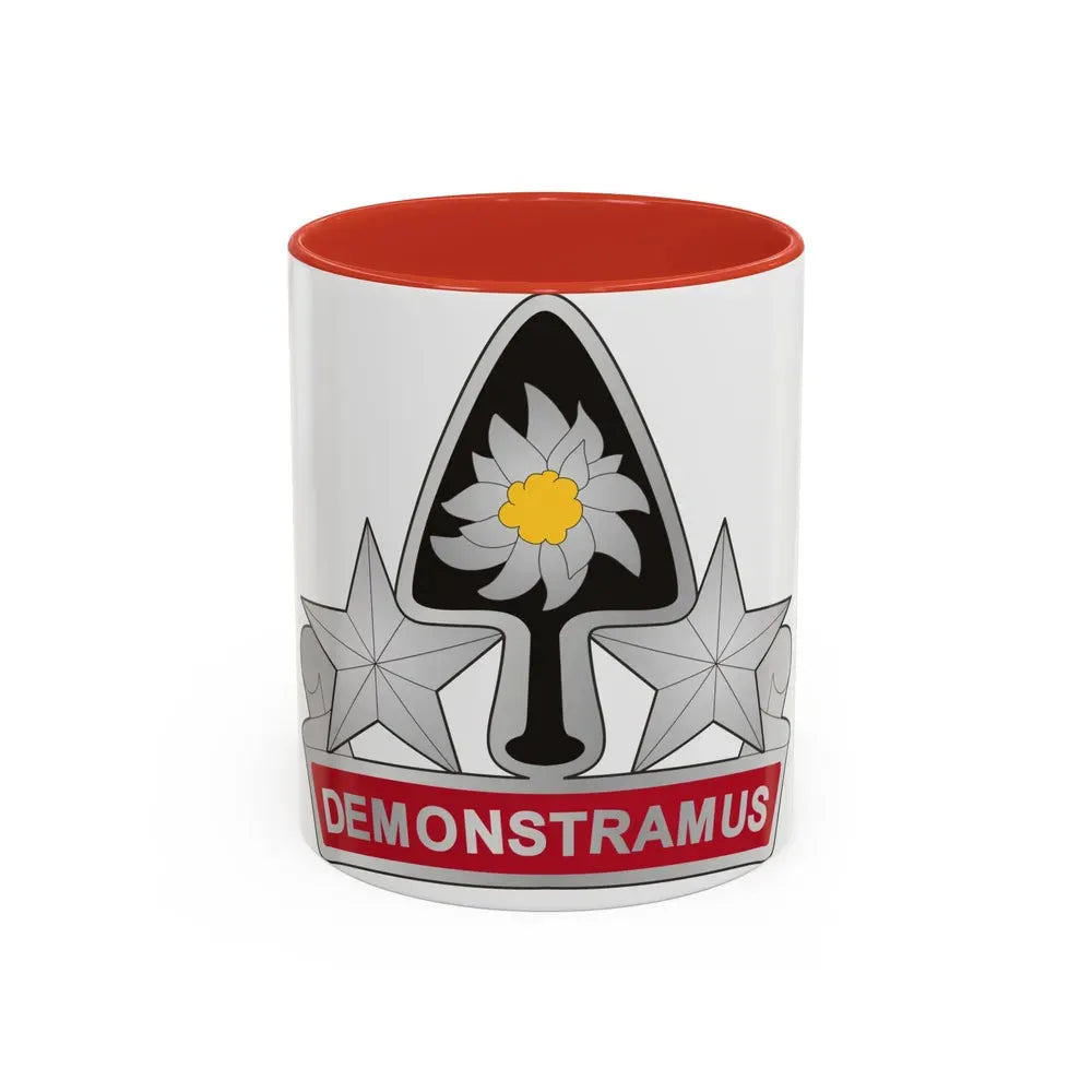 31 Engineer Battalion (U.S. Army) Accent Coffee Mug 11oz Red - Go Mug Yourself