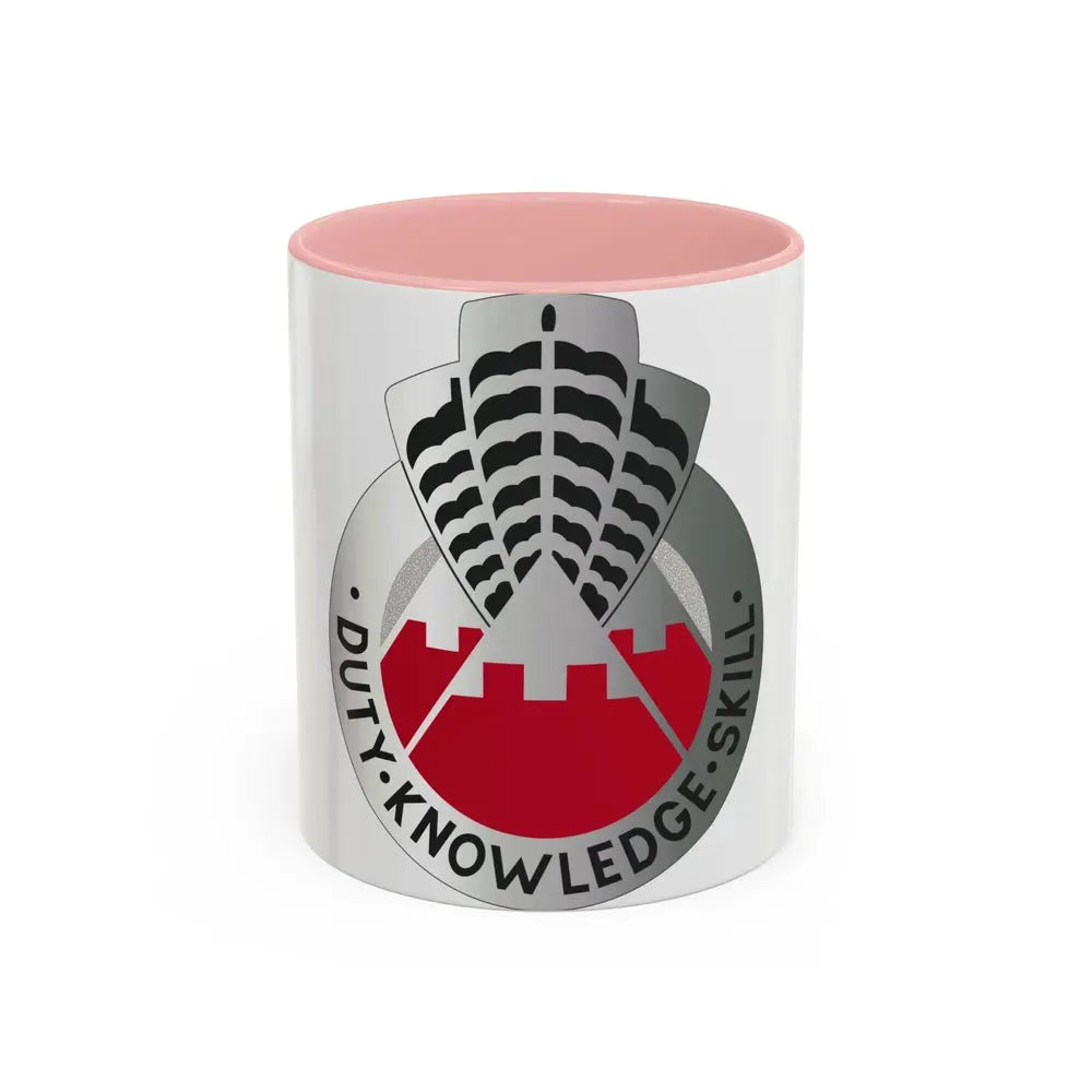 31 Engineer Group (U.S. Army) Accent Coffee Mug 11oz Pink - Go Mug Yourself