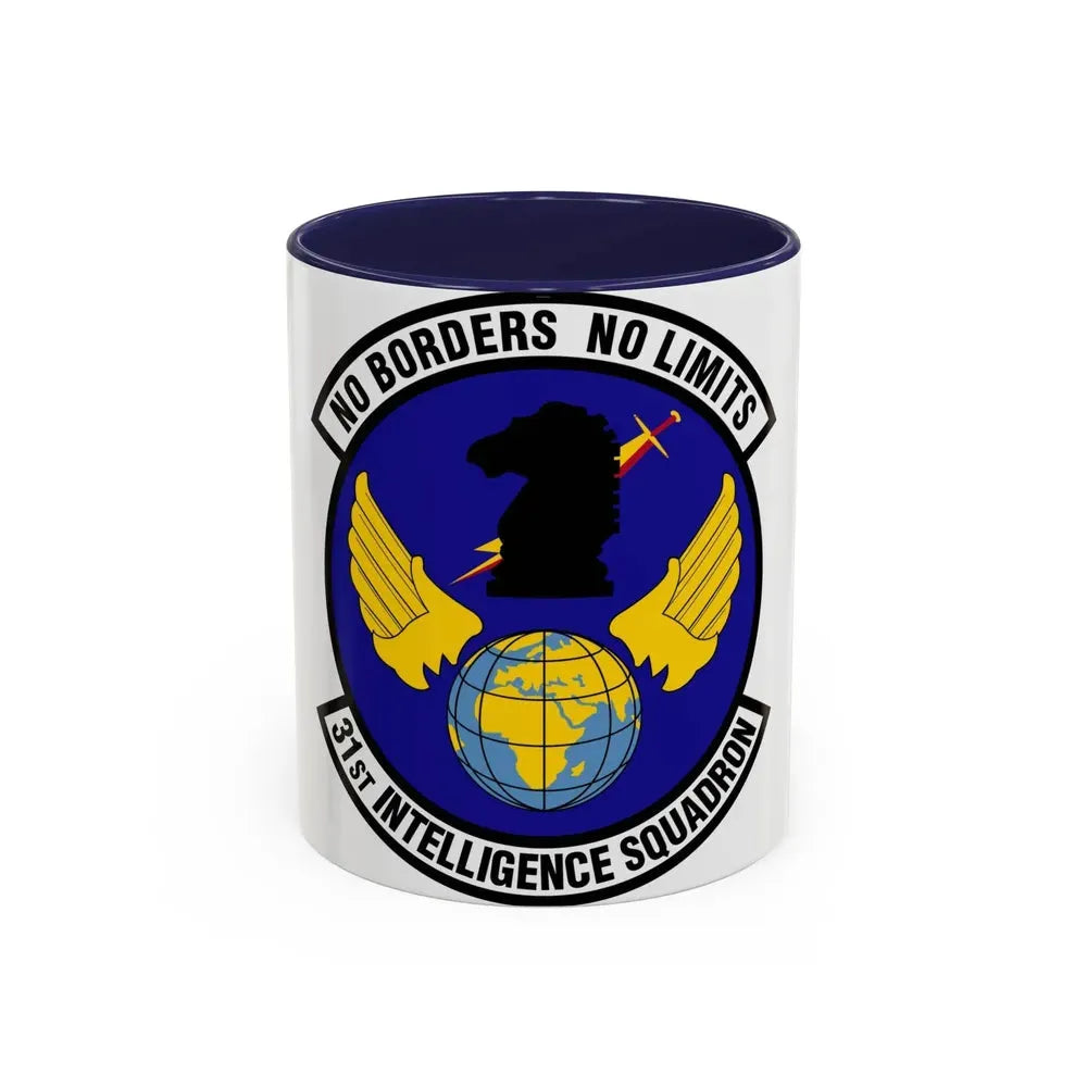 31 Intelligence Squadron ACC (U.S. Air Force) Accent Coffee Mug 11oz Navy - Go Mug Yourself