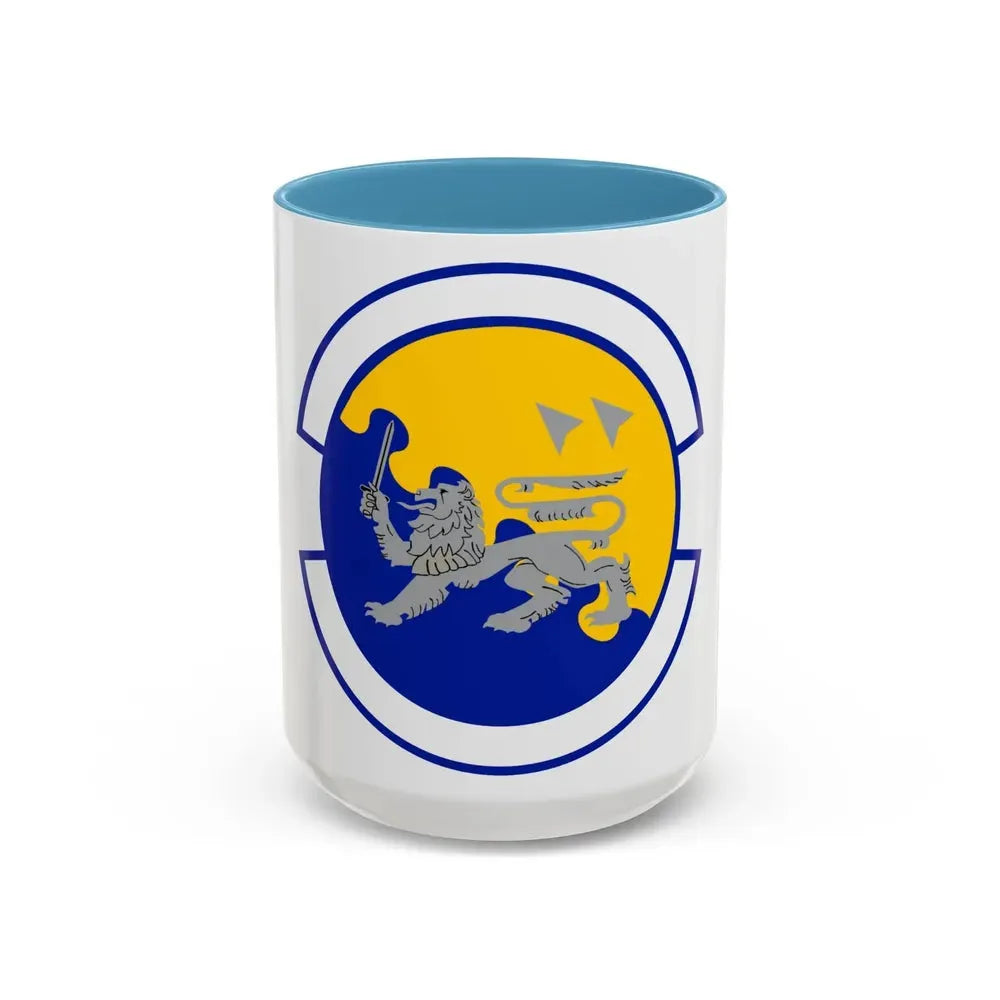31 Operations Support Squadron USAFE (U.S. Air Force) Accent Coffee Mug 15oz Light Blue - Go Mug Yourself