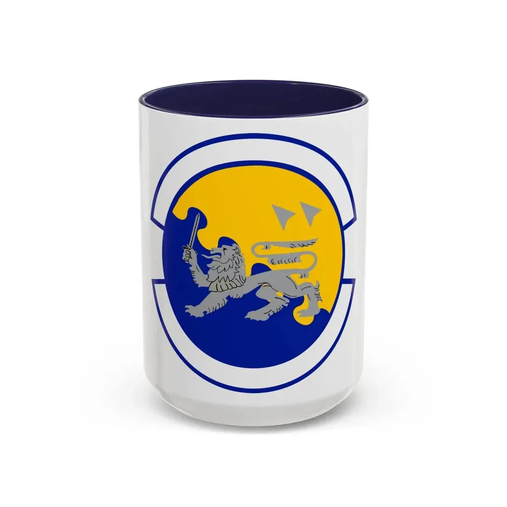 31 Operations Support Squadron USAFE (U.S. Air Force) Accent Coffee Mug 15oz Navy - Go Mug Yourself