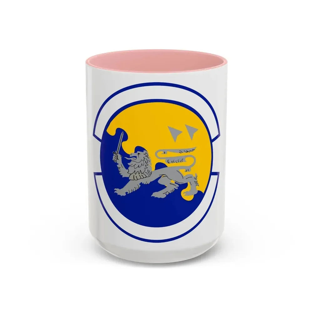31 Operations Support Squadron USAFE (U.S. Air Force) Accent Coffee Mug 15oz Pink - Go Mug Yourself
