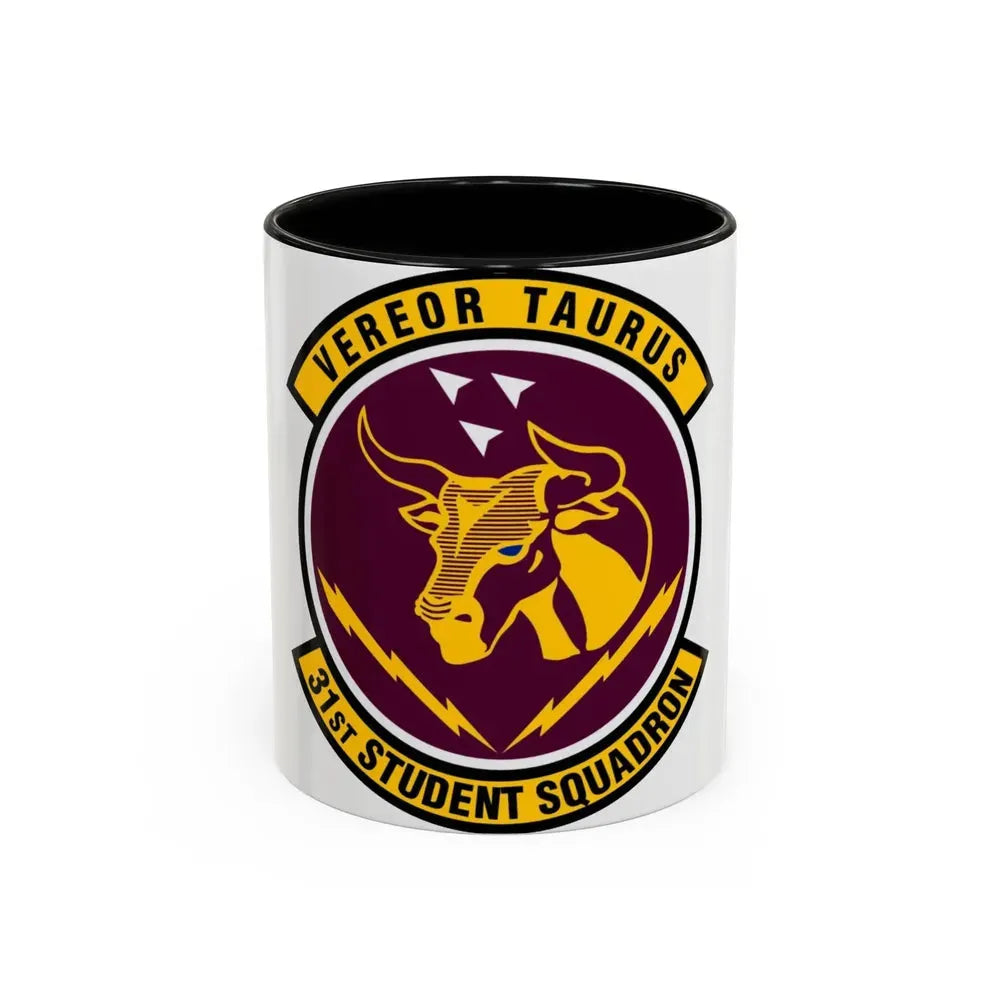 31 Student Sq AETC (U.S. Air Force) Accent Coffee Mug 11oz Black - Go Mug Yourself