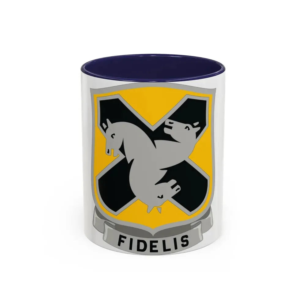 310 Cavalry Regiment (U.S. Army) Accent Coffee Mug 11oz Navy - Go Mug Yourself
