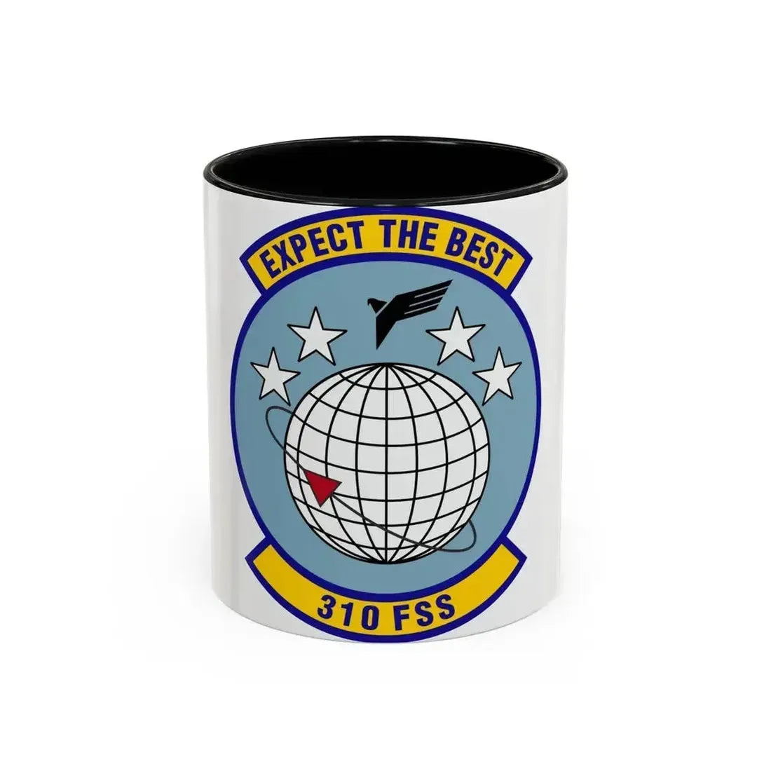310 Force Support Squadron AFRC (U.S. Air Force) Accent Coffee Mug 11oz Black - Go Mug Yourself