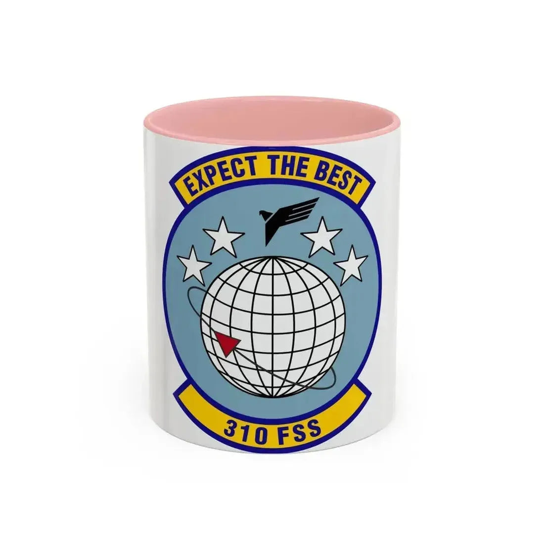 310 Force Support Squadron AFRC (U.S. Air Force) Accent Coffee Mug 11oz Pink - Go Mug Yourself