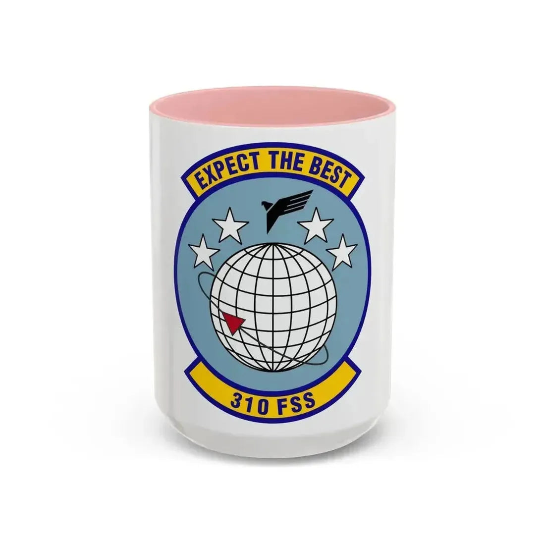 310 Force Support Squadron AFRC (U.S. Air Force) Accent Coffee Mug 15oz Pink - Go Mug Yourself