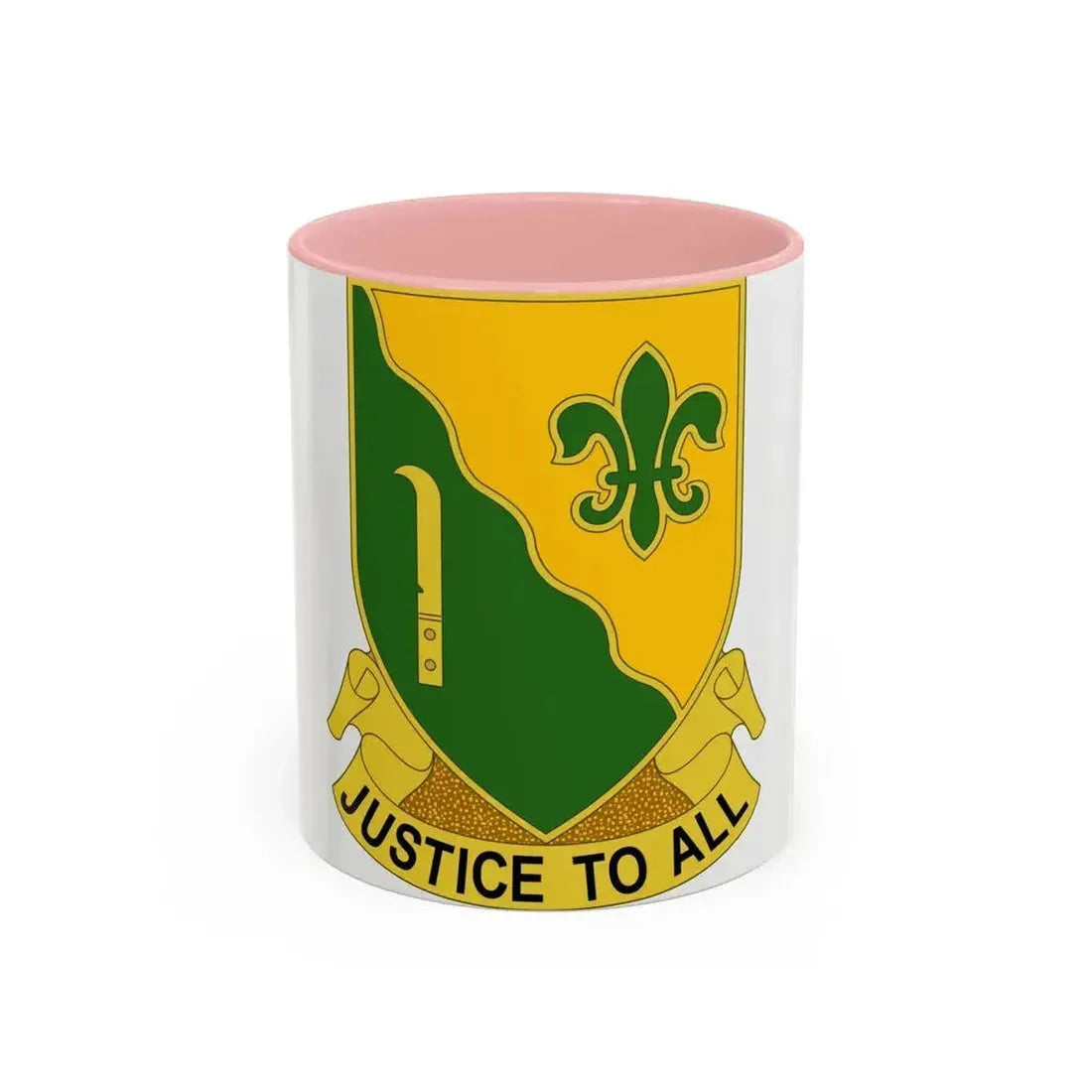 310 Military Police Battalion (U.S. Army) Accent Coffee Mug 11oz Pink - Go Mug Yourself