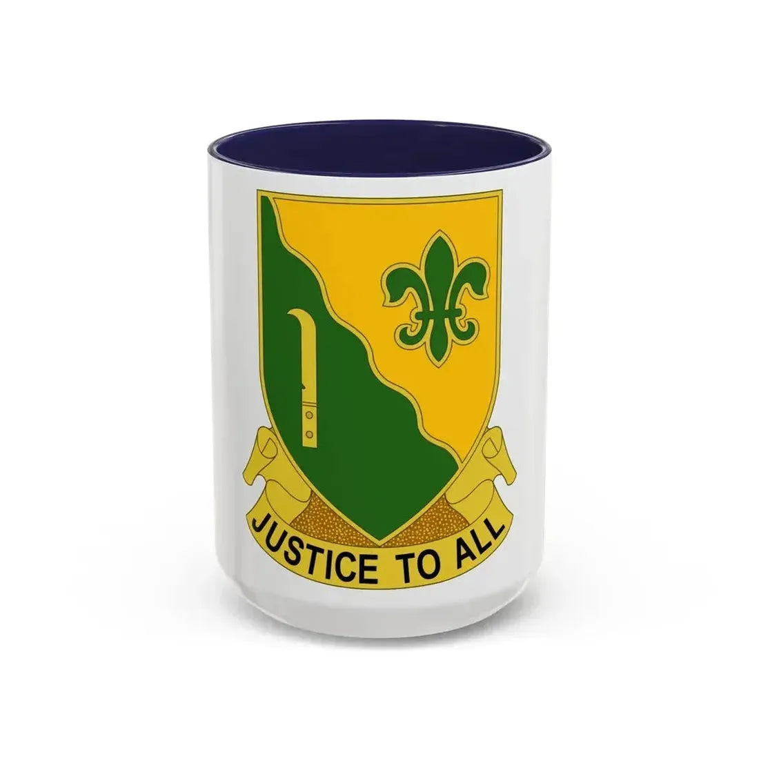 310 Military Police Battalion (U.S. Army) Accent Coffee Mug 15oz Navy - Go Mug Yourself