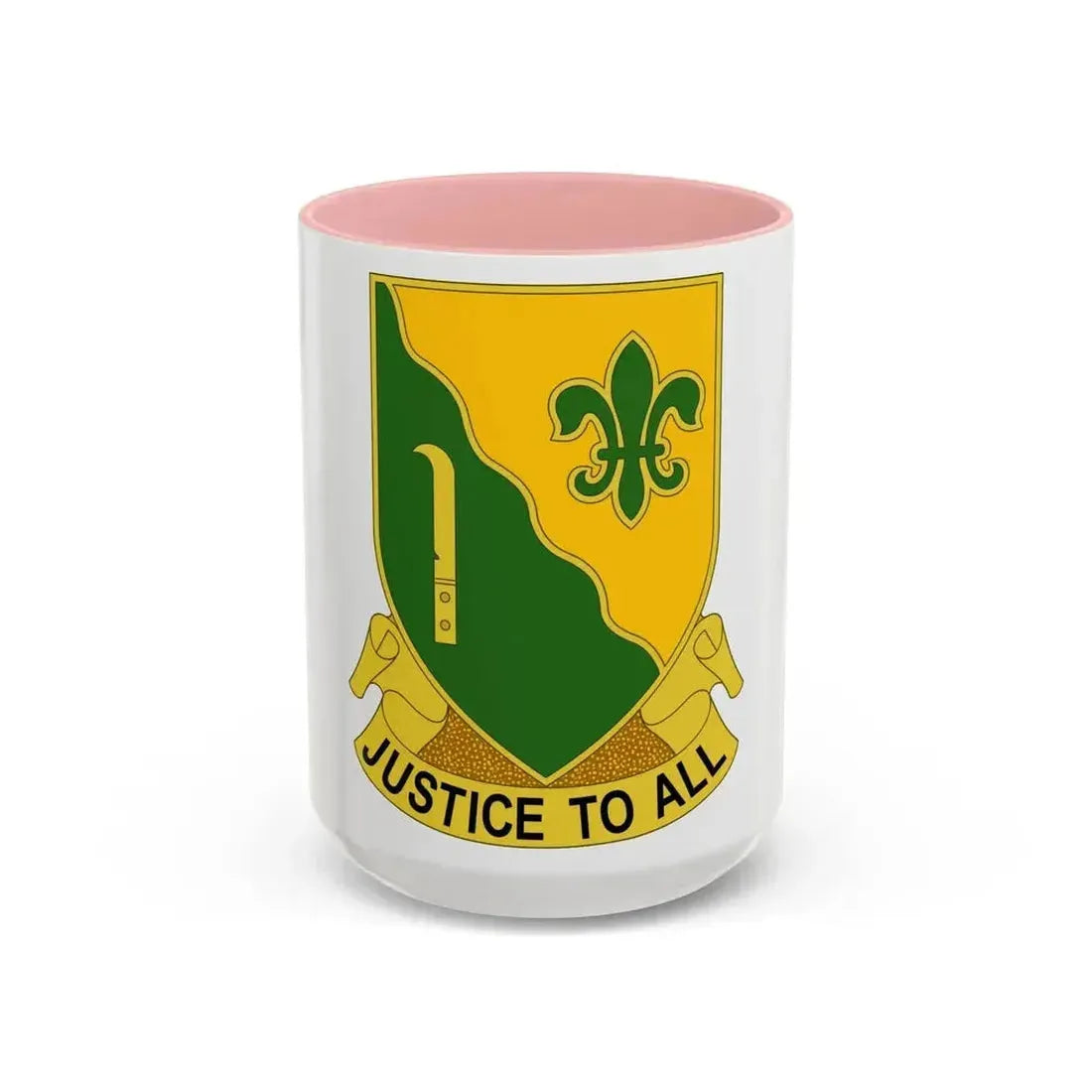 310 Military Police Battalion (U.S. Army) Accent Coffee Mug 15oz Pink - Go Mug Yourself