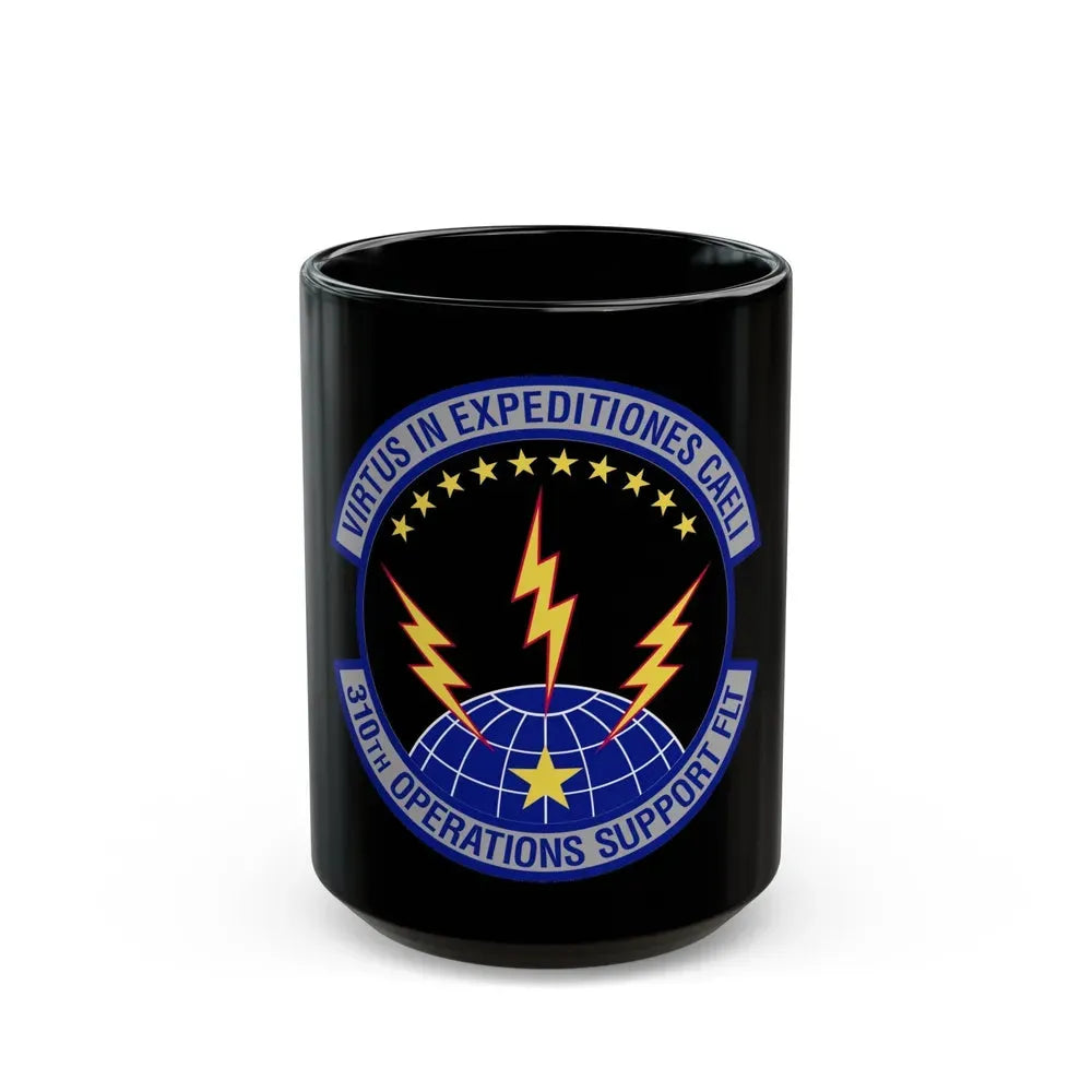 310th Operations Support Flight (U.S. Air Force) Black Coffee Mug 15oz - Go Mug Yourself