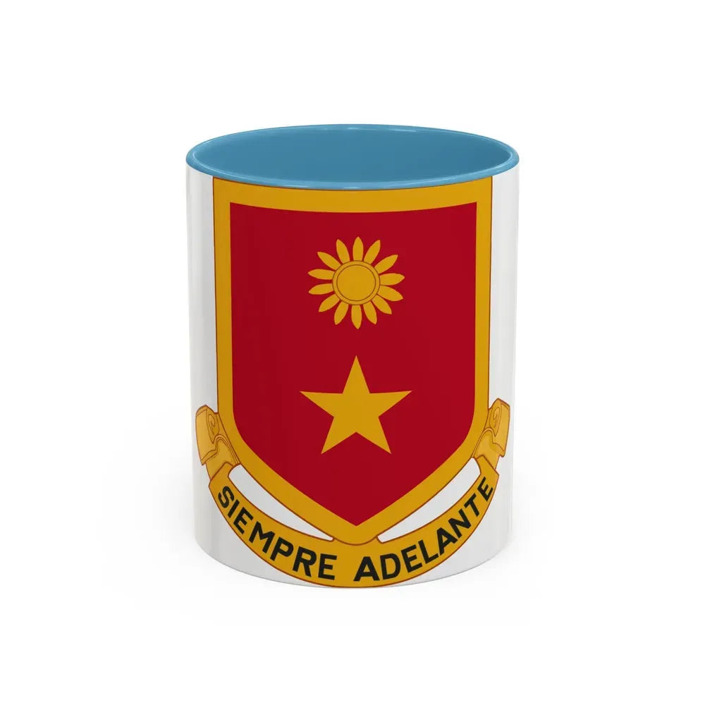 311 Cavalry Regiment (U.S. Army) Accent Coffee Mug 11oz Light Blue - Go Mug Yourself