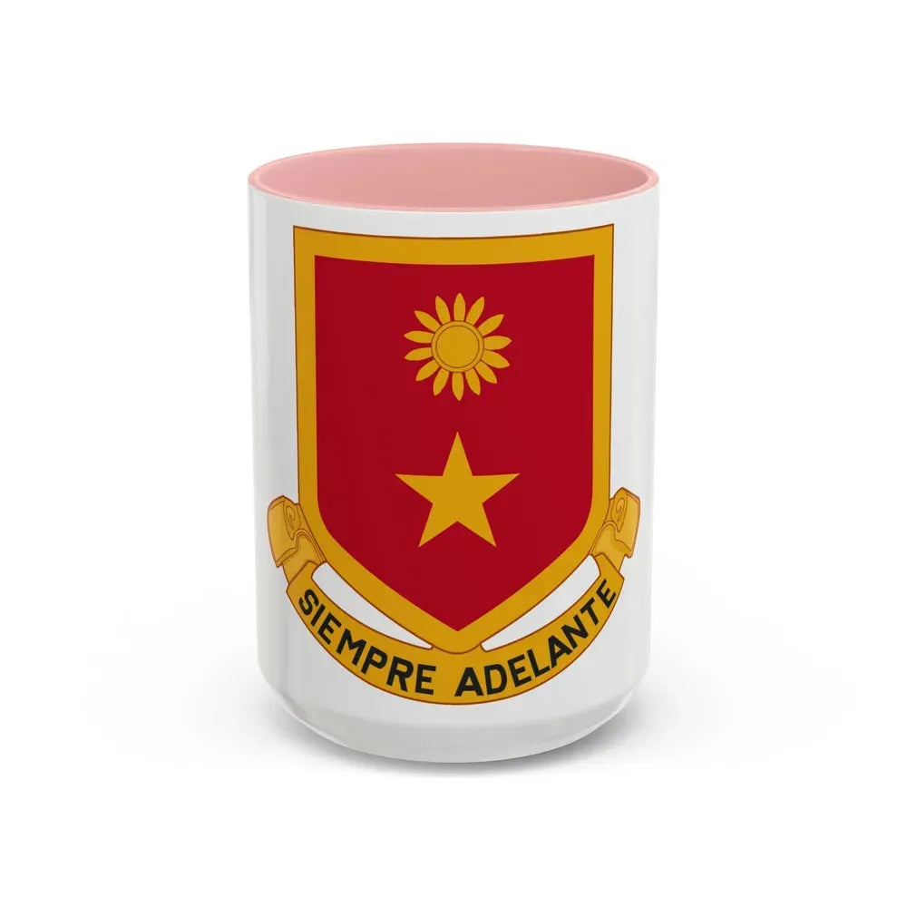 311 Cavalry Regiment (U.S. Army) Accent Coffee Mug 15oz Pink - Go Mug Yourself