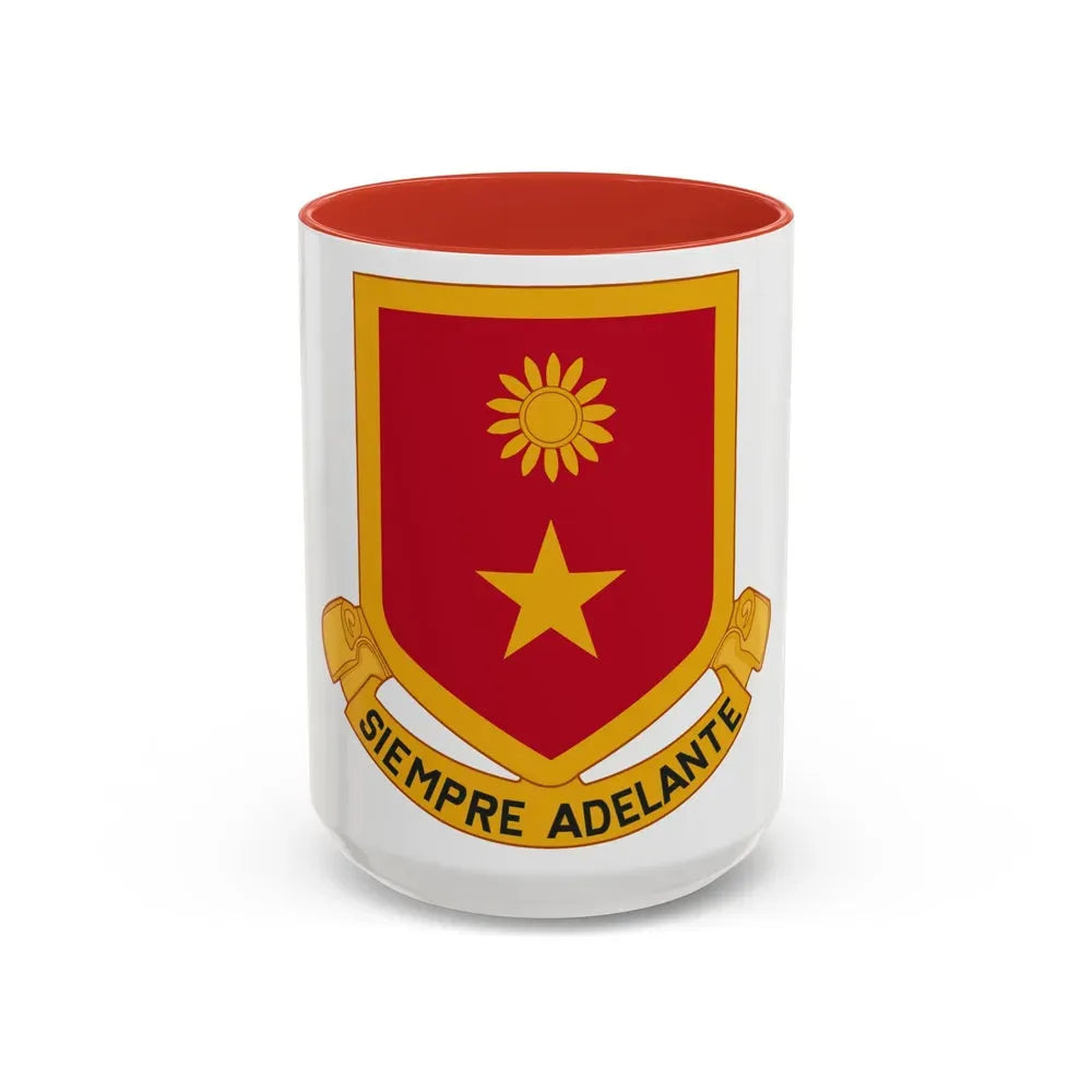 311 Cavalry Regiment (U.S. Army) Accent Coffee Mug 15oz Red - Go Mug Yourself