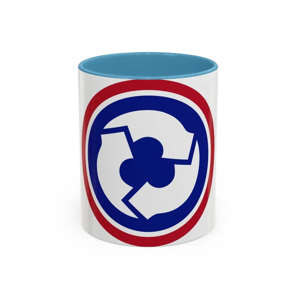 311 Sustainment Command (U.S. Army) Accent Coffee Mug 11oz Light Blue - Go Mug Yourself