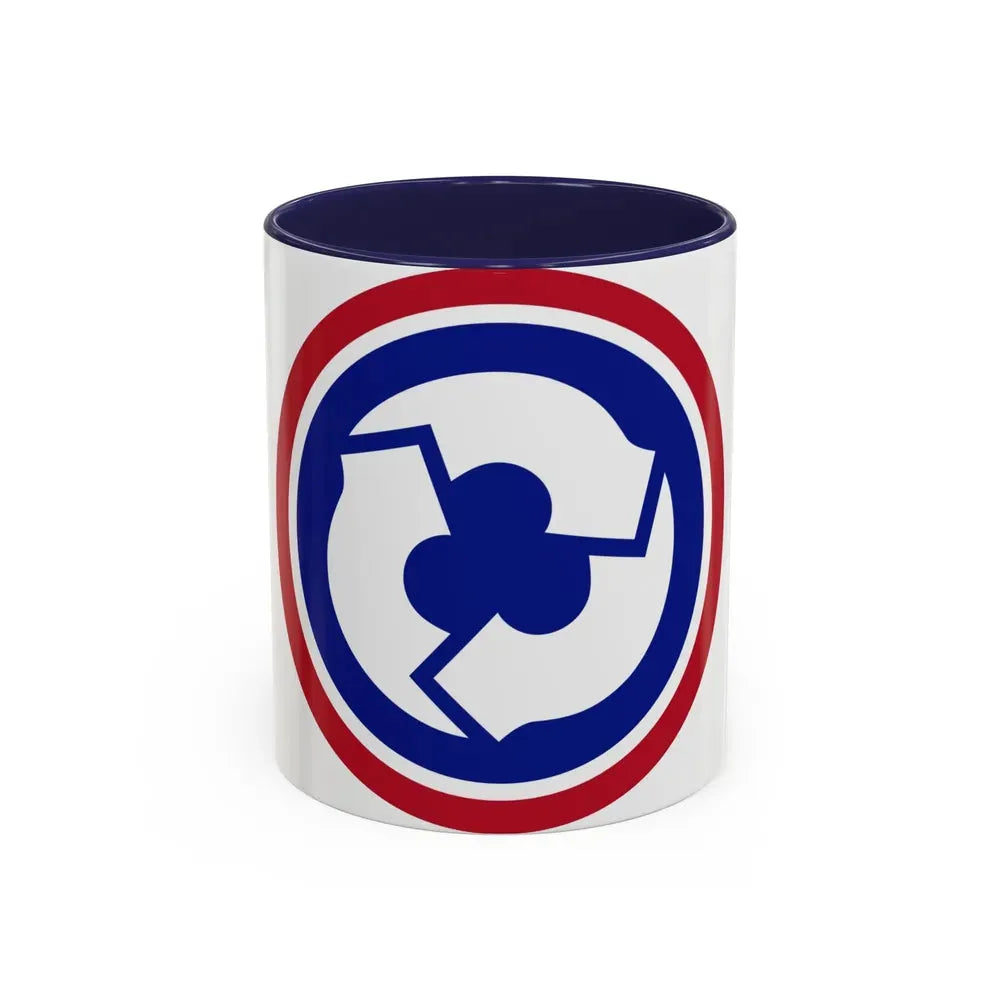 311 Sustainment Command (U.S. Army) Accent Coffee Mug 11oz Navy - Go Mug Yourself