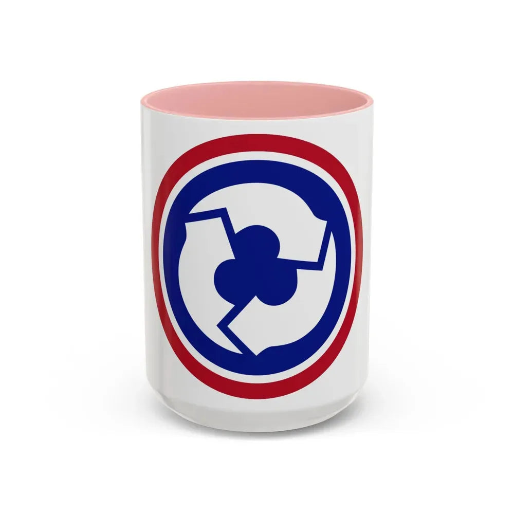 311 Sustainment Command (U.S. Army) Accent Coffee Mug 15oz Pink - Go Mug Yourself
