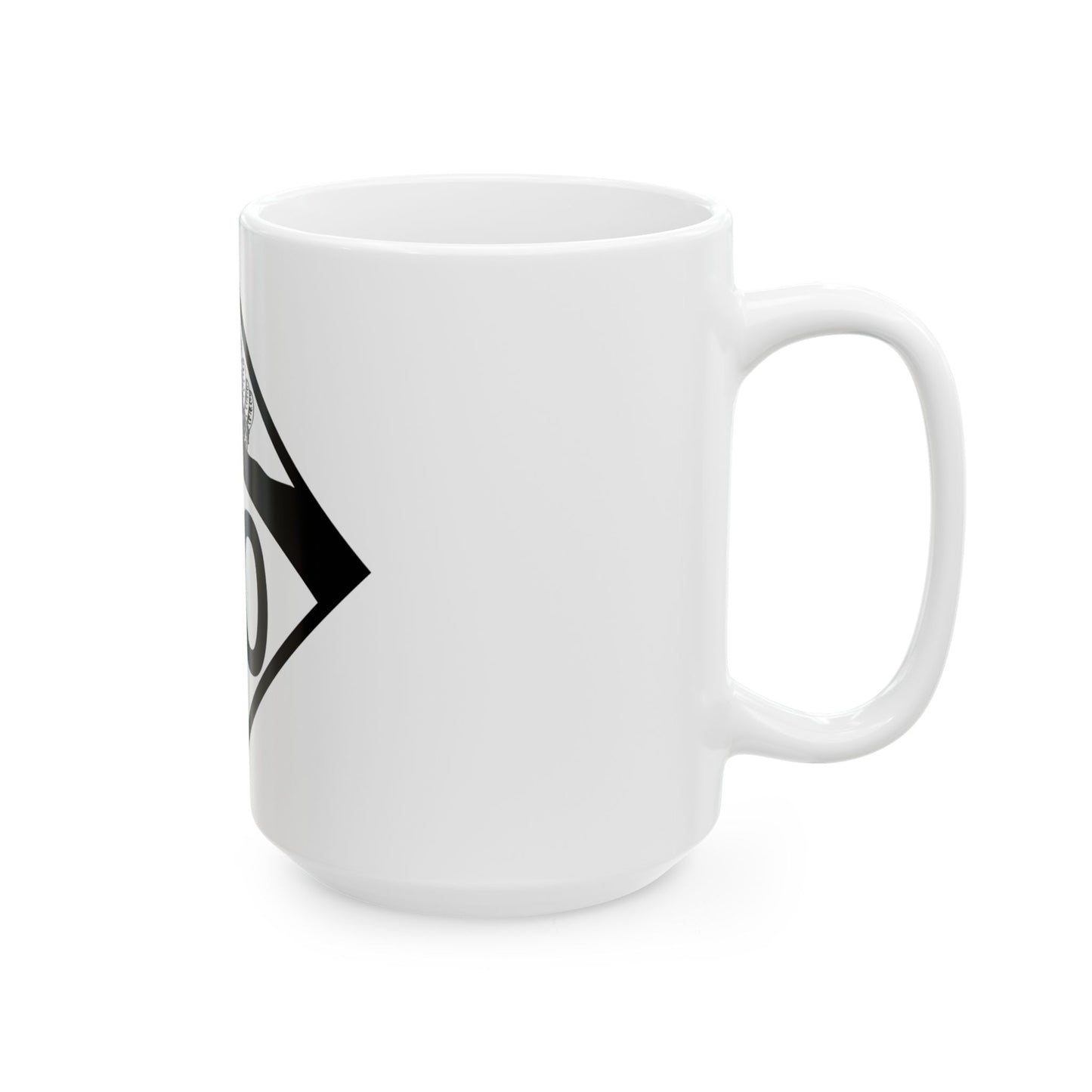 N-00 1950s template (Nebraska) (Road Sign) White Coffee Mug