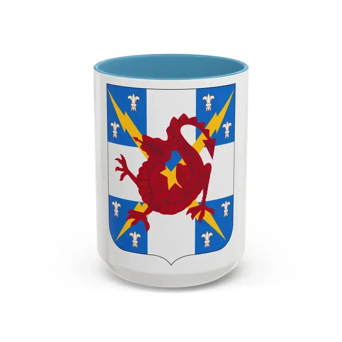 311th Military Intelligence Battalion (U.S. Army) Accent Coffee Mug 15oz Light Blue - Go Mug Yourself